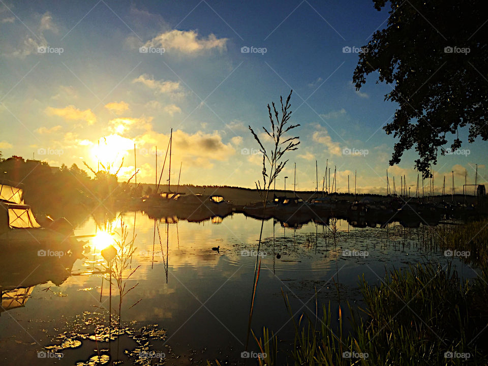 Sunset and boats! 