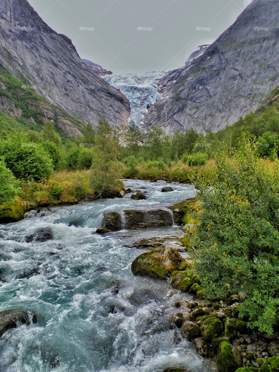 Glacial river