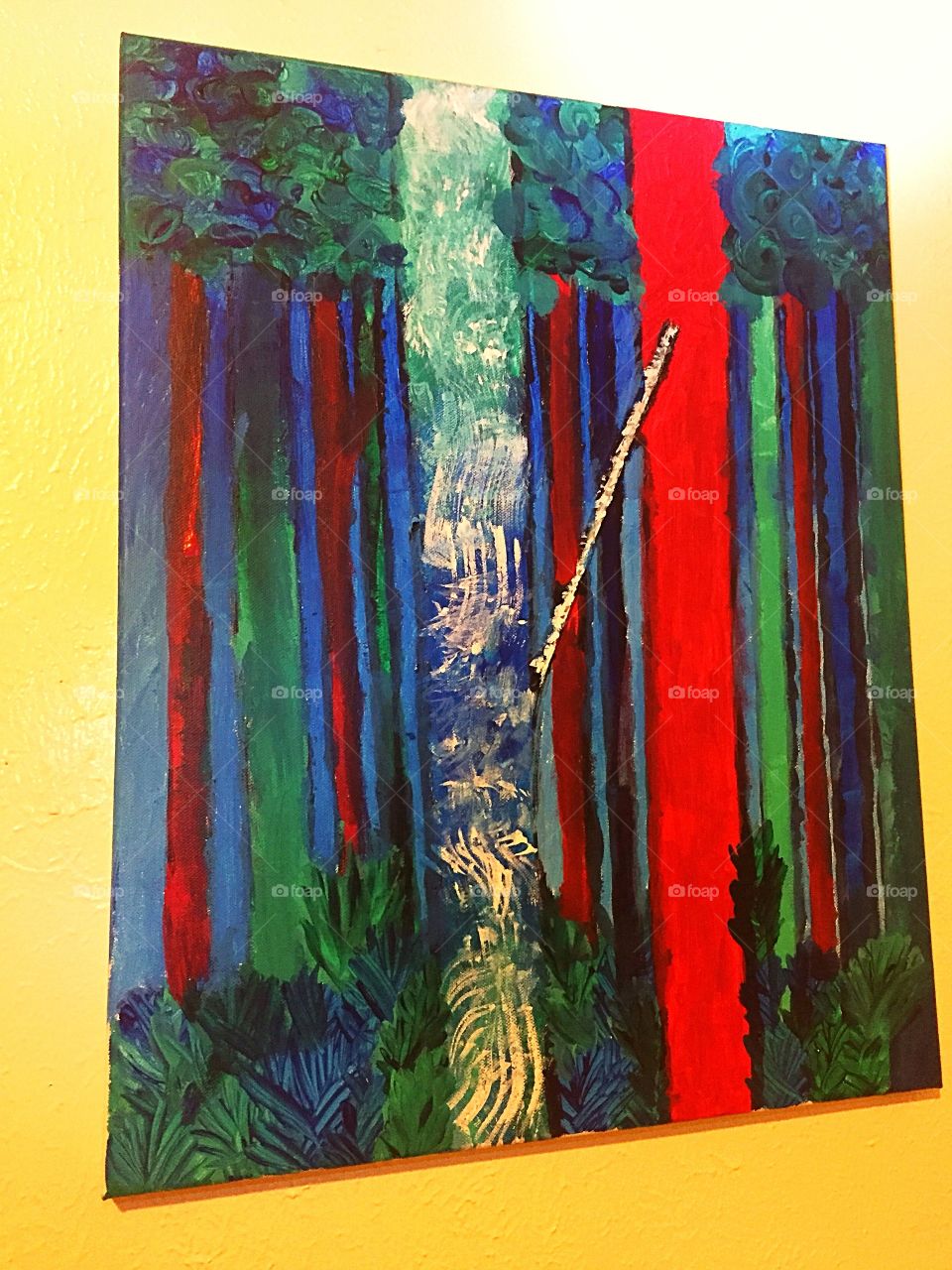 Abstract tree painting 
