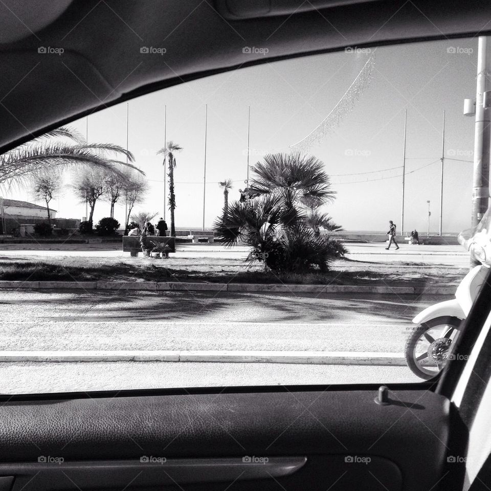 sky view from the car viareggio by alekime