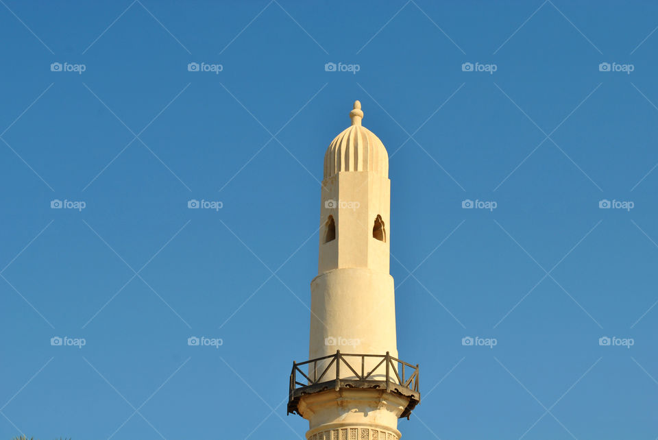 Al Khamis mosque in the nice blue clear sky