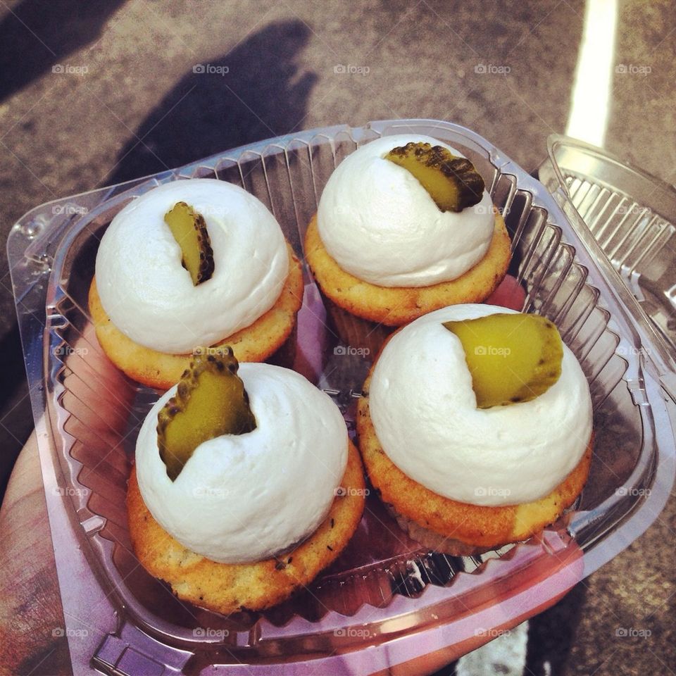 Pickle cupcakes