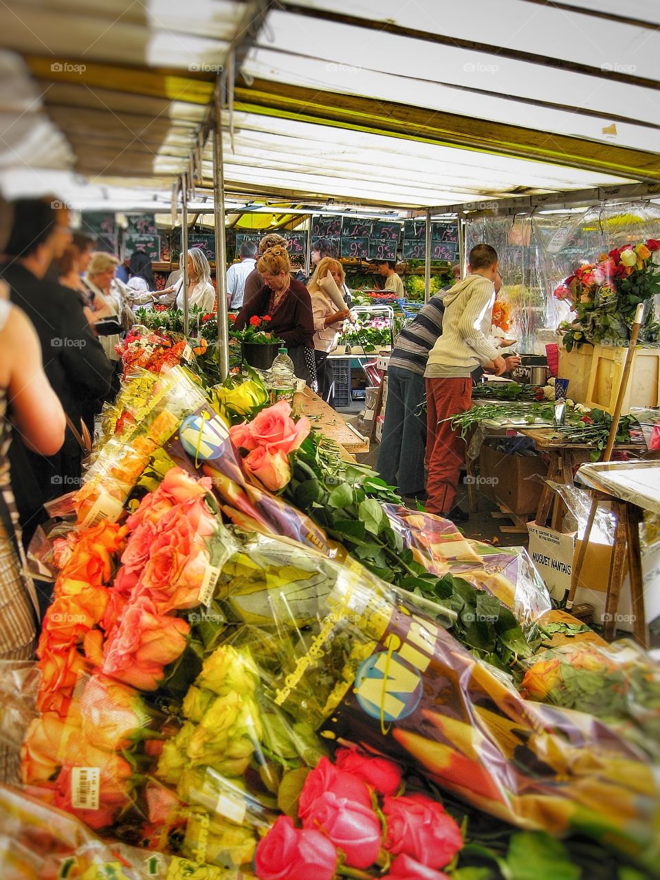 Market scene Paris 