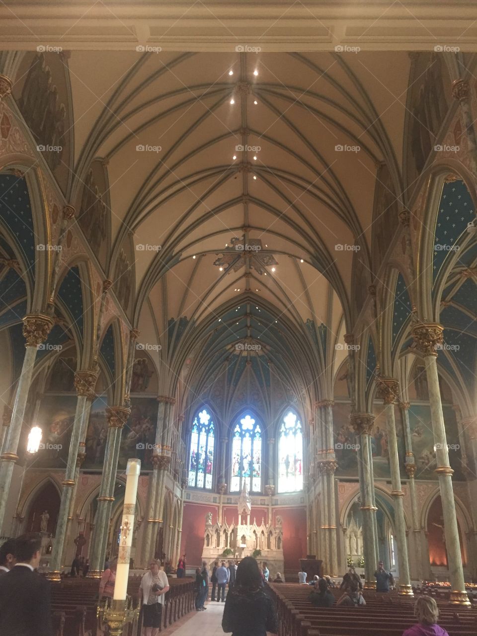 St. John's cathedral in Savannah Georgia 