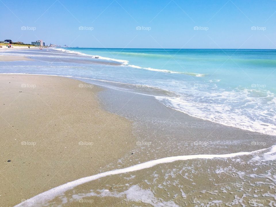 Water! The beautiful Atlantic Ocean. 