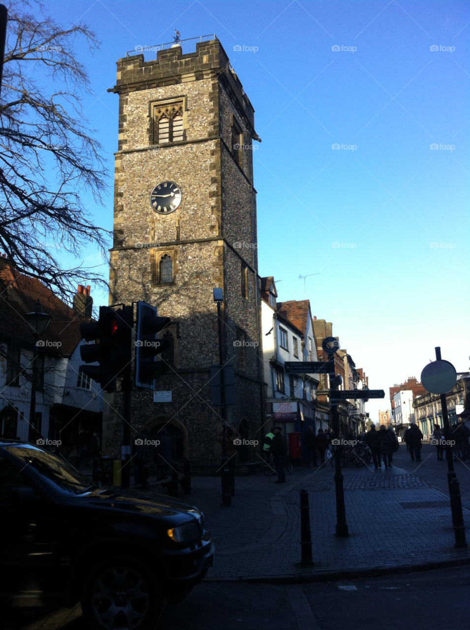 clock tower st albans town centre st albans by Aida