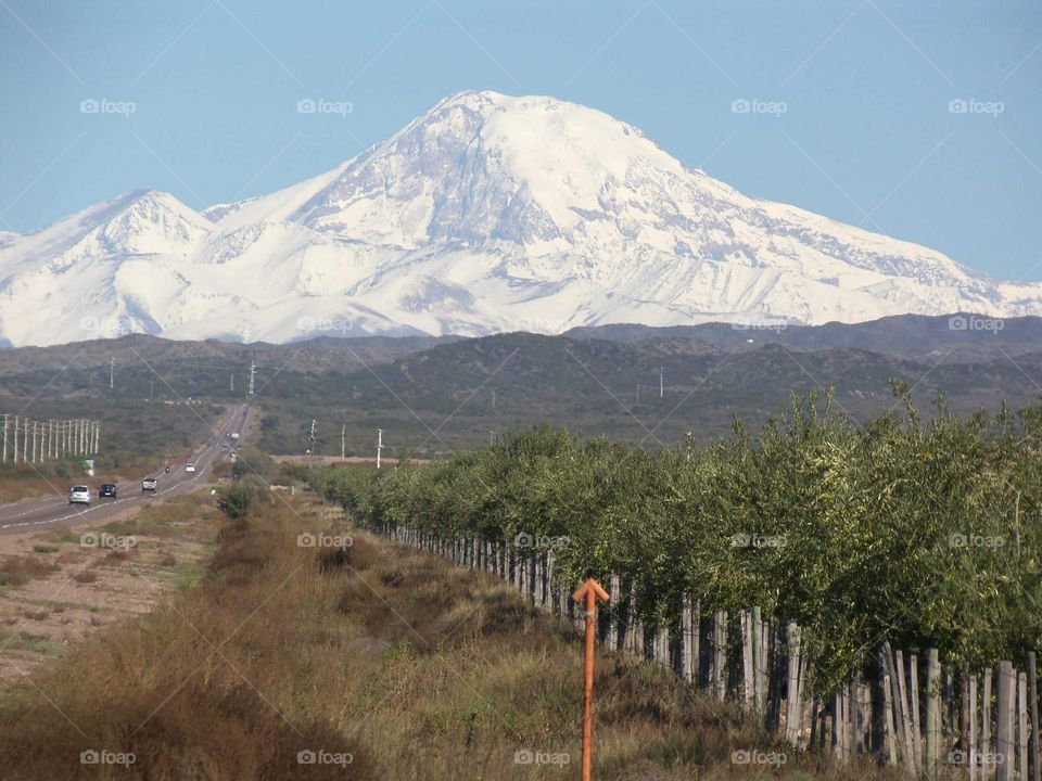 camino a la montaña