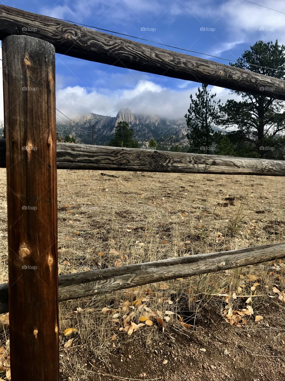 Framed Mountains! Colorado!