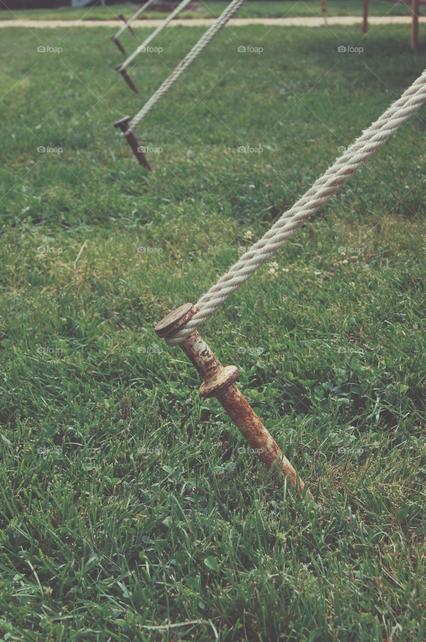 Tent pegs at Harper's Ferry