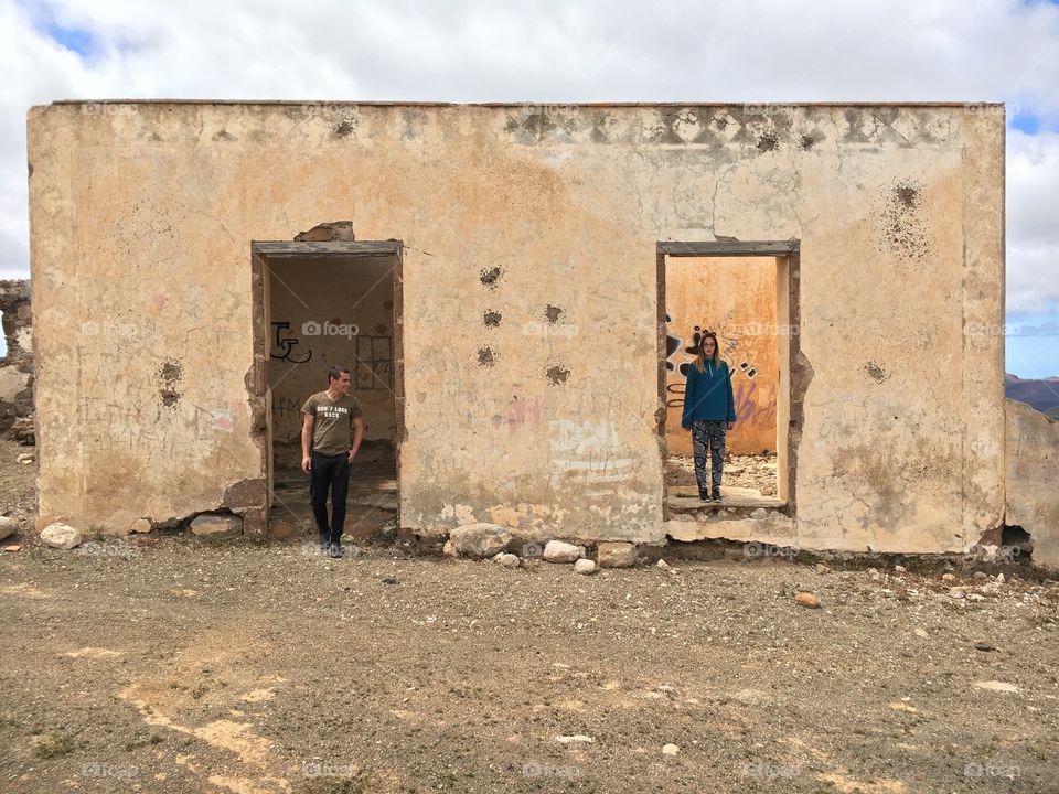 Architecture, Building, Wall, People, Town