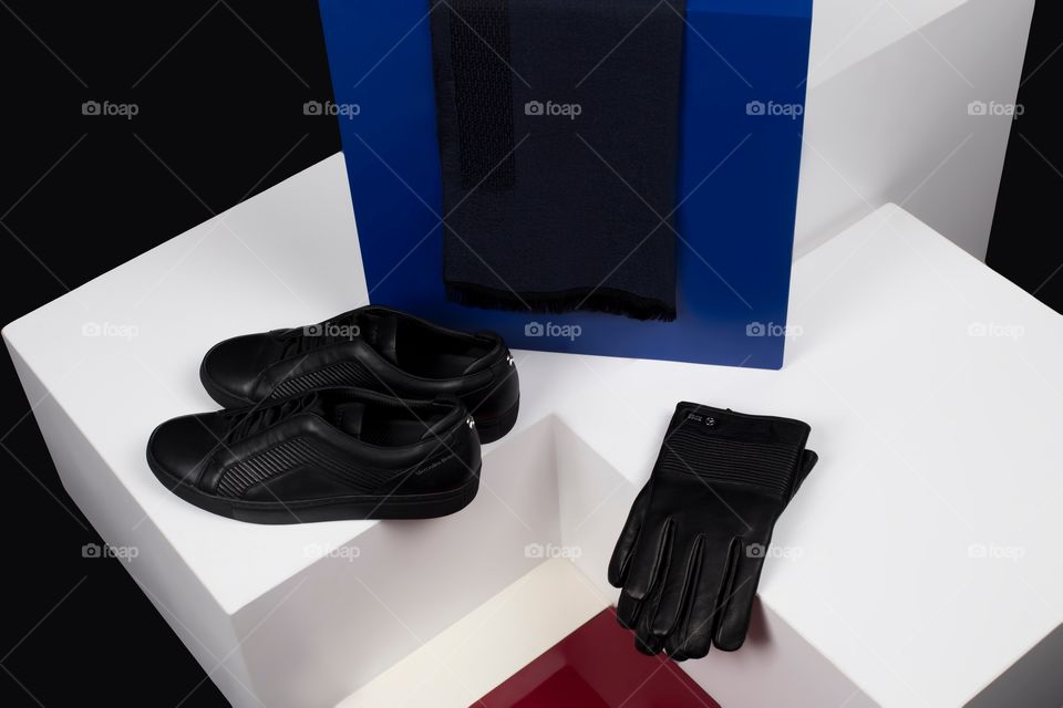 hugo boss Shoes mercedes benz gloves muffler