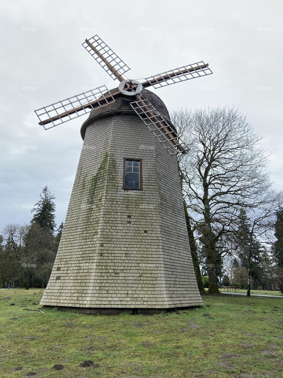 Old abandoned windmill