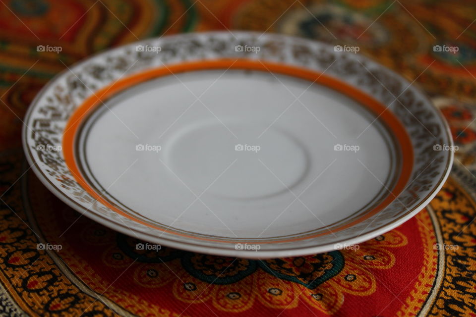 traditional porcelain plate