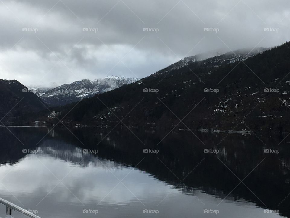 Landscape, Mountain, Lake, Water, No Person