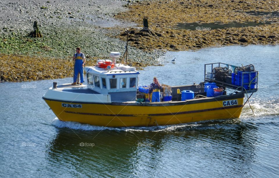 Trawler. Fishing boat