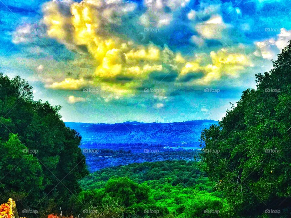 Mountains landscape.