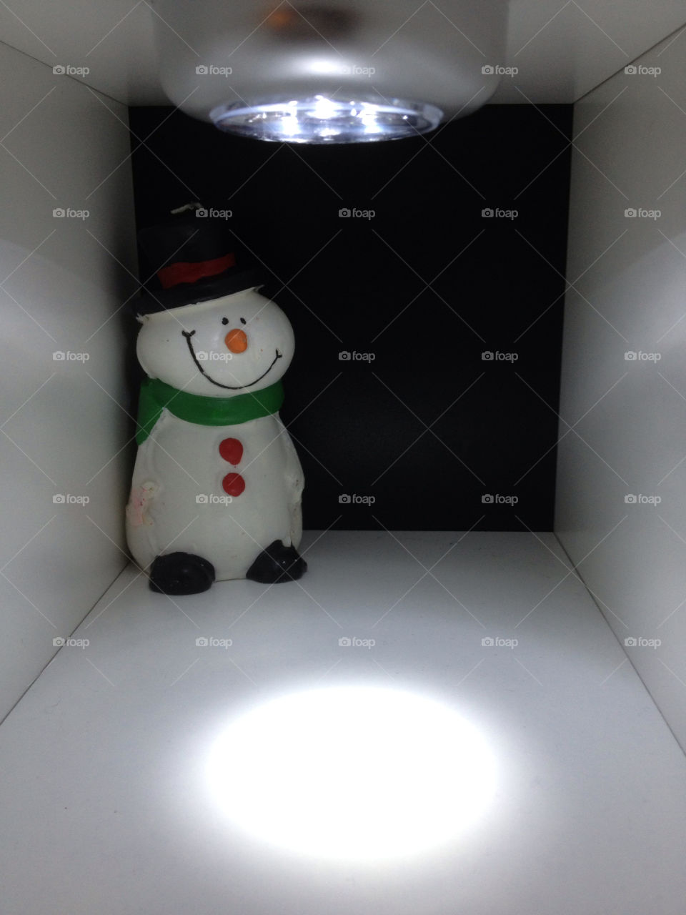 light candle snowman by leta