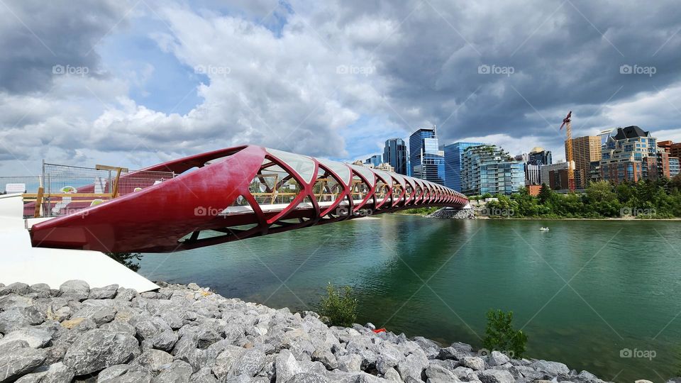 Peace Bridge in Calgary