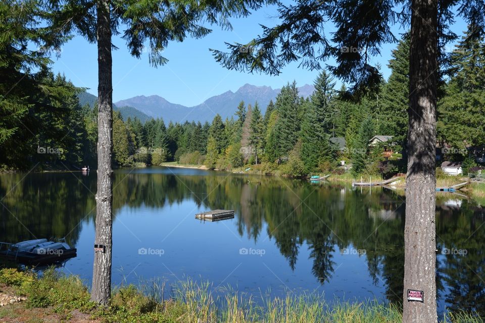 Idyllic lake