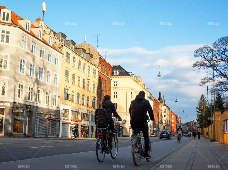 Bike ride in Copenhagen 