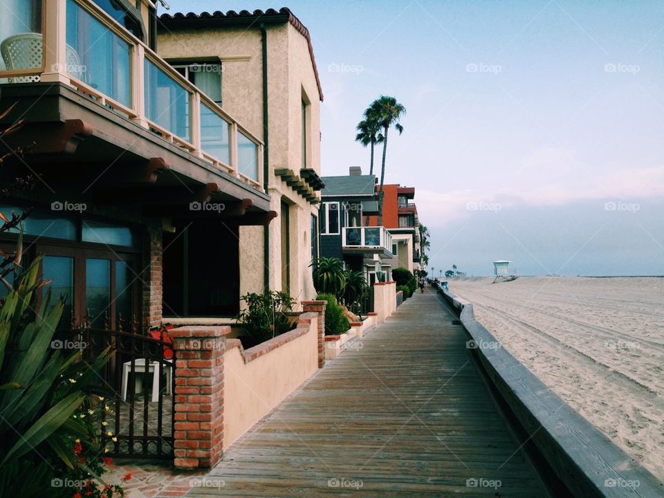 Houses on Beach