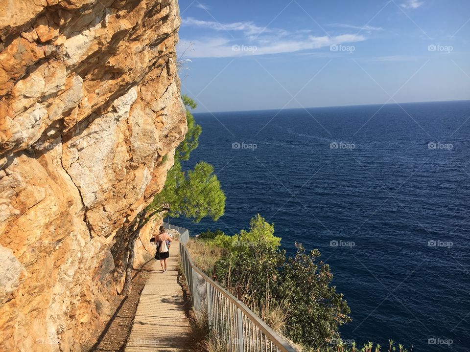 Walkway on the cliffs
