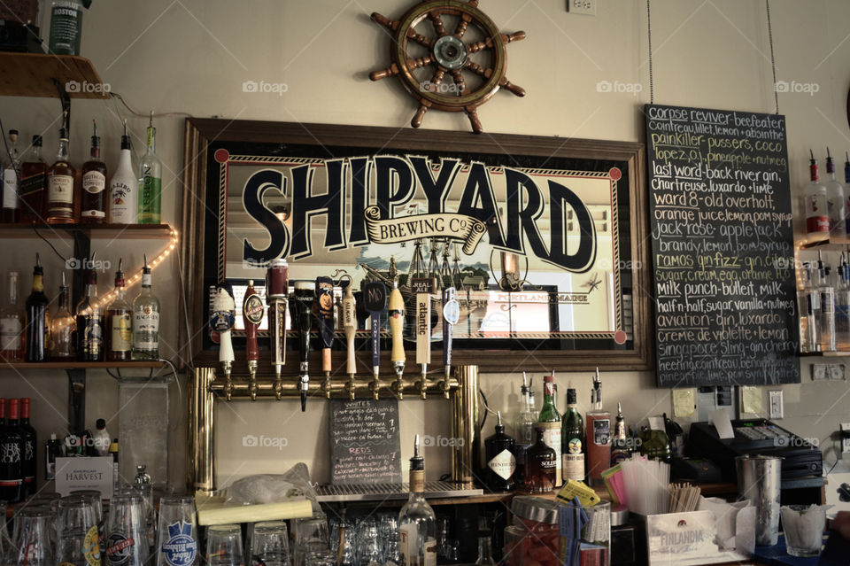 Bar near bar harbor, Maine