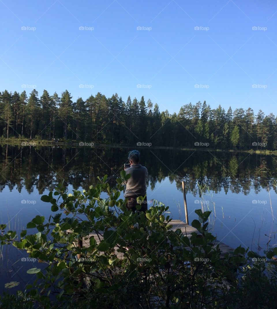 A fishingday in Dalarna Sweden