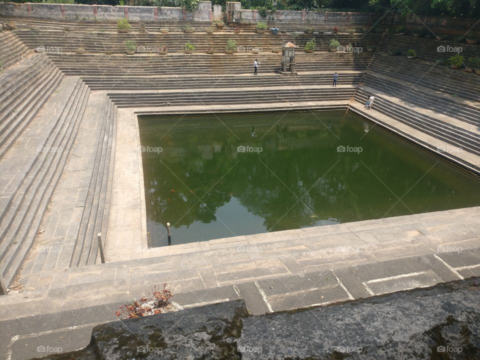 Traditional Temple Pond