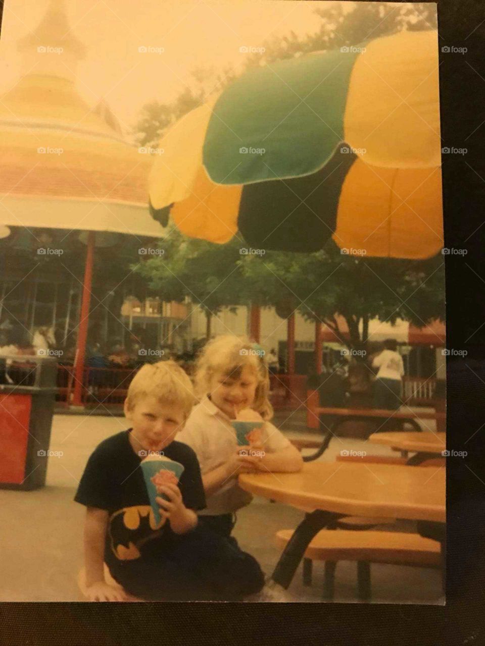 My baby Bro and I back at Cedar Point Amusement park back in the day