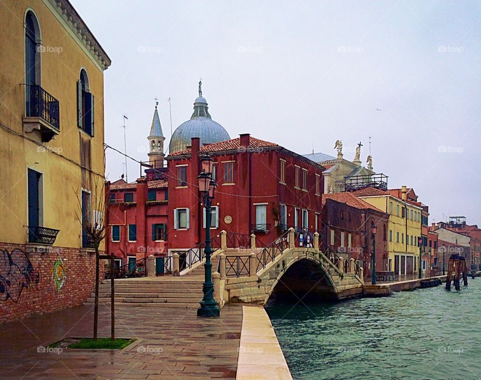 Guidecca island in Venice Italy