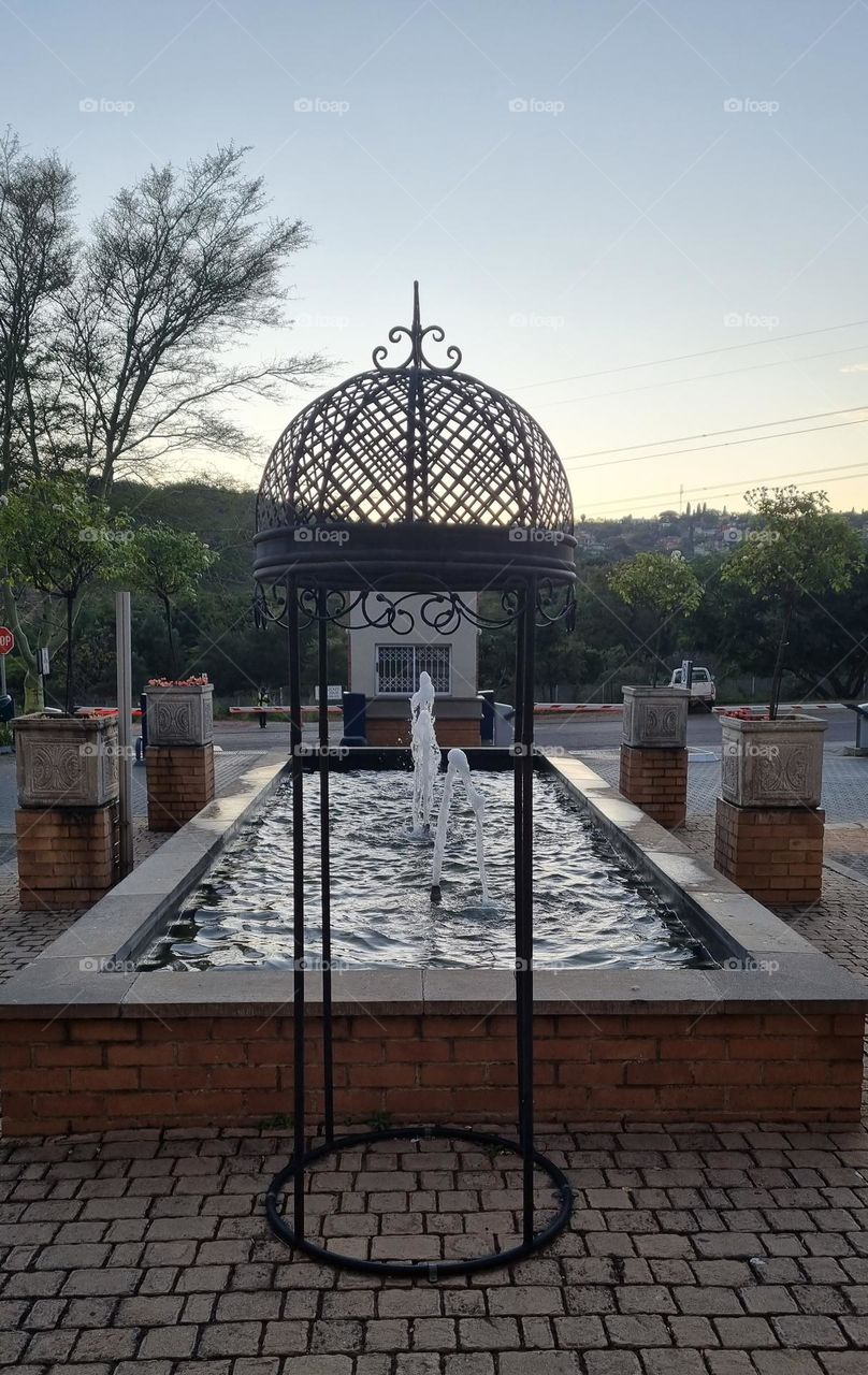 beautiful little water fountain