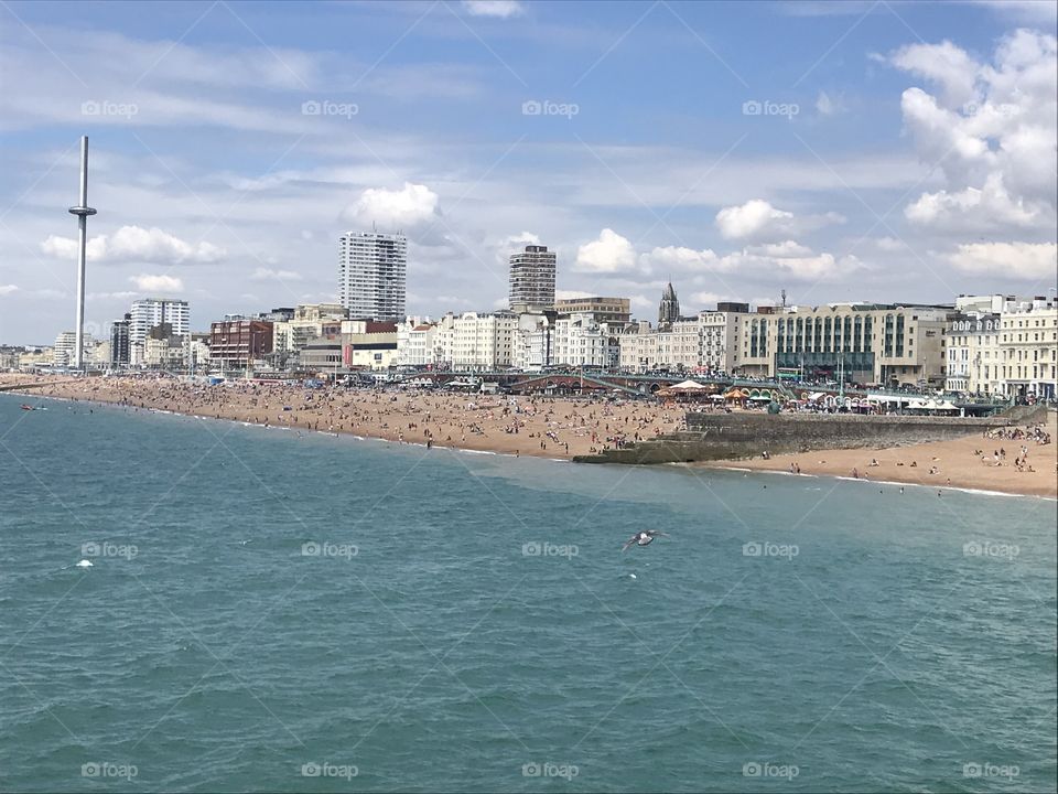 Brighton beach, England 