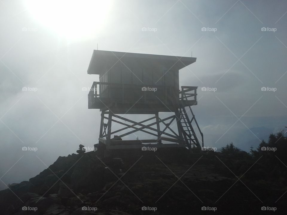 Red mountain fire lookout