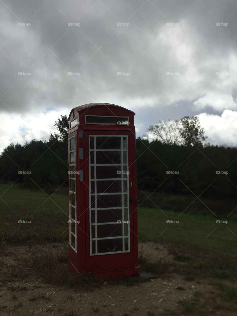 Old phone booth 