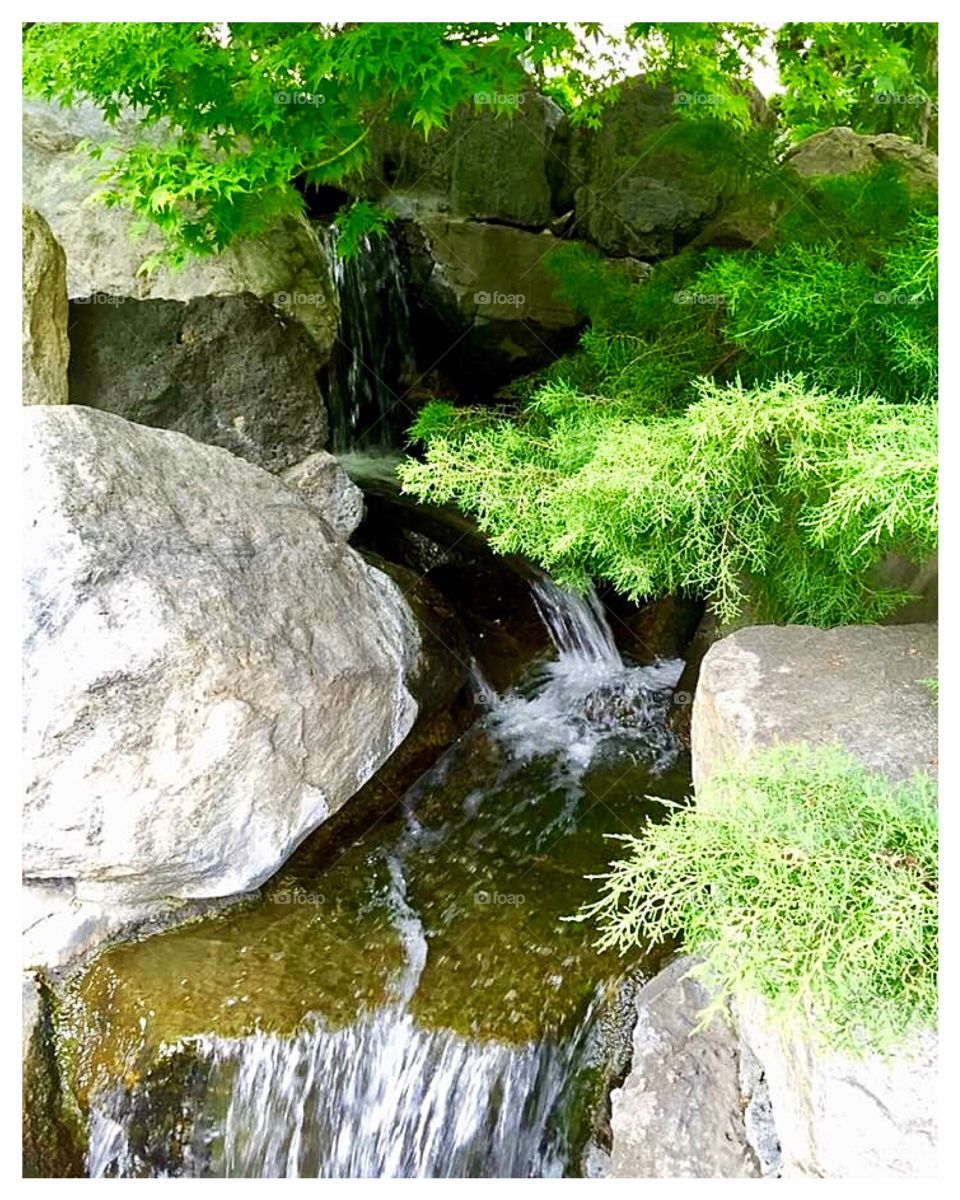 Japanese Garden waterfall