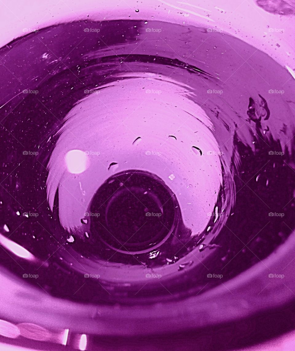 Purple glassware 