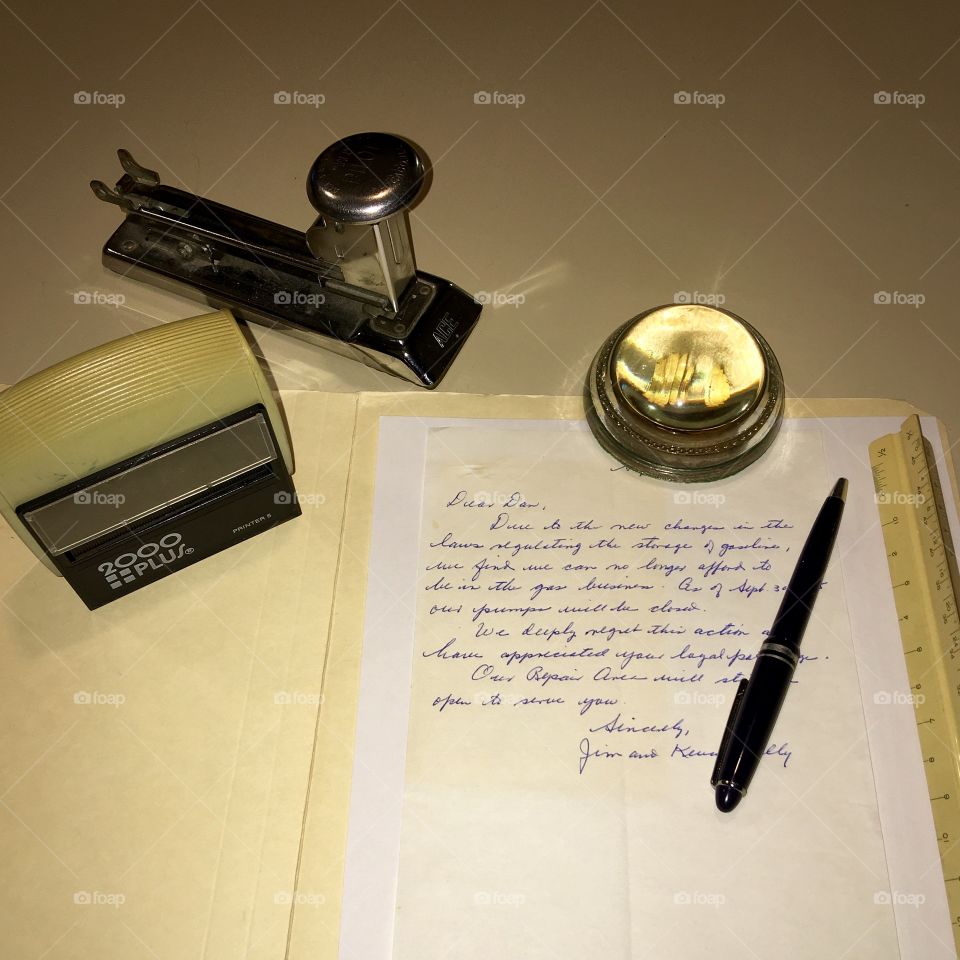 Office Work Old School, In The Old Days

This is how people ran a business before computers. When you ran a business without the equipment you have today.