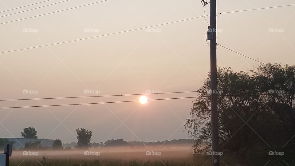 Smokey Sunrise