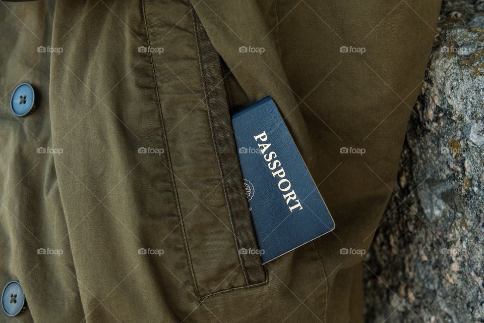 US passport in pocket