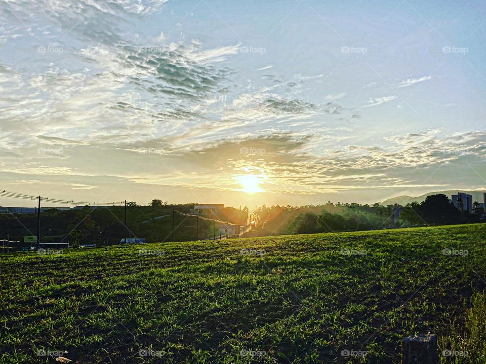 🌄🇺🇸 An extremely beautiful dawn in Jundiaí, interior of Brazil. Cheer the nature! / 🇧🇷 Um amanhecer extremamente bonito em Jundiaí, interior do Brasil. Viva a natureza! 