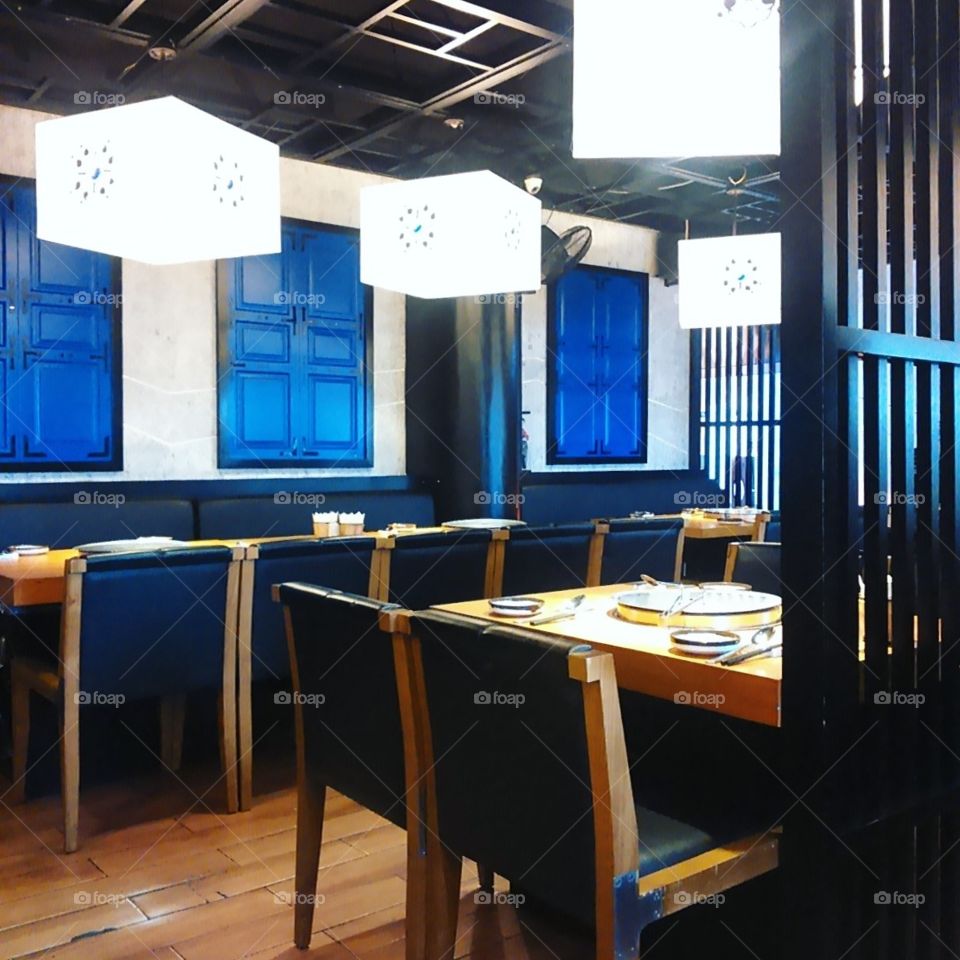 Blue restaurant