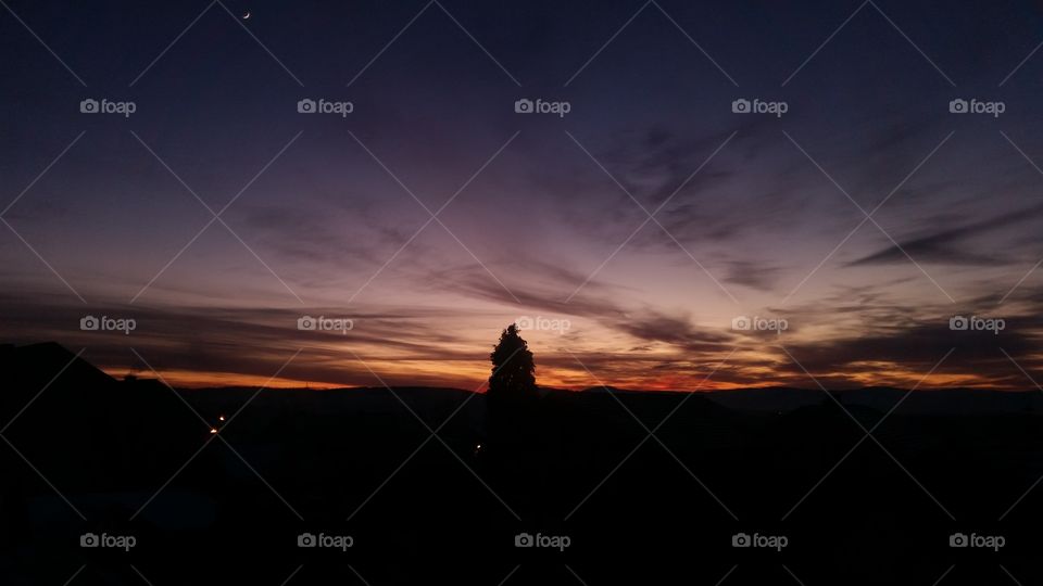 Sunset, Dawn, Evening, Dusk, Silhouette