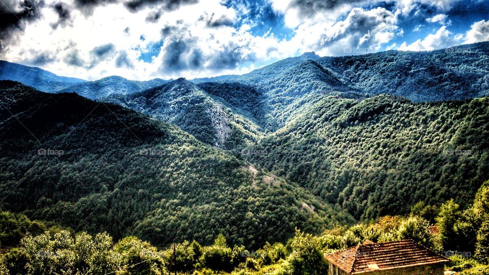 Desde el Pico Azul ,Bulgaria 