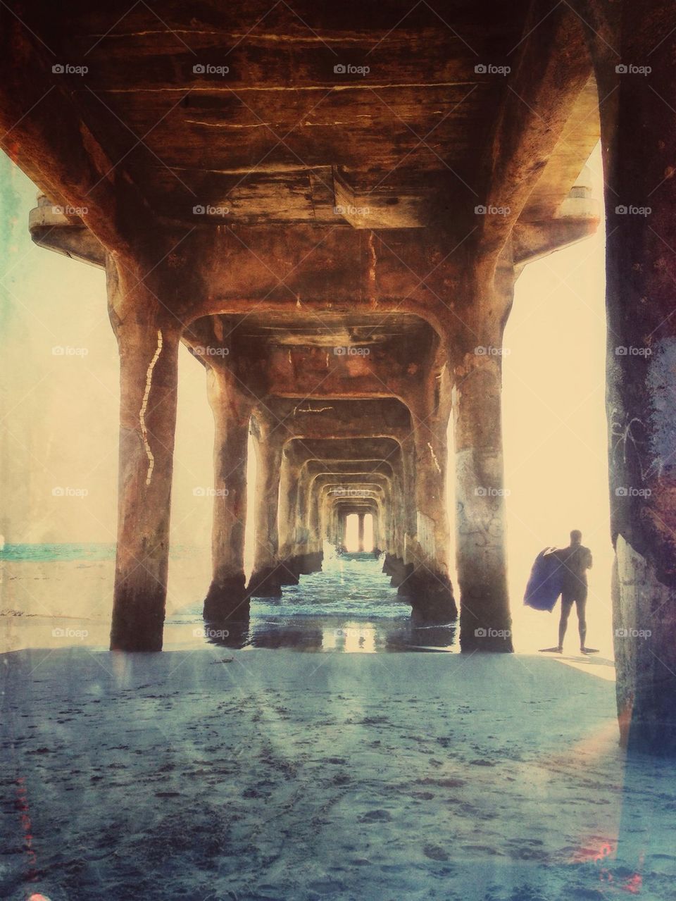 Under the boardwalk