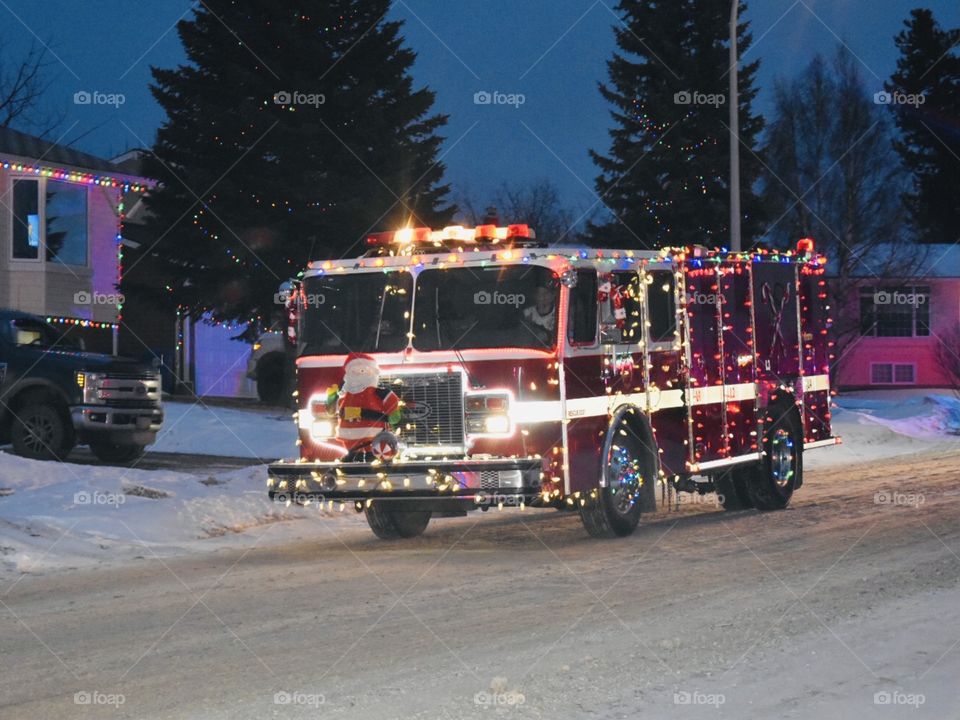 Emergency services Christmas parade 