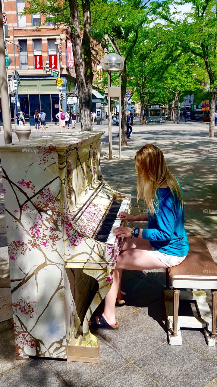 The pianos in downtown Denver are a functional art 