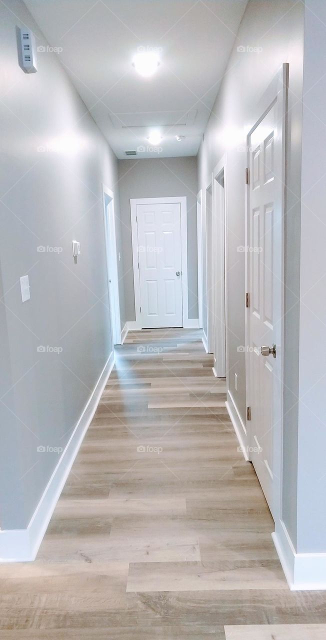 hallway in a house home