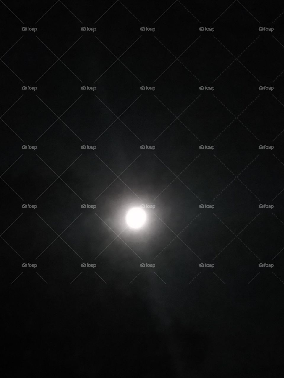 Full moon halo