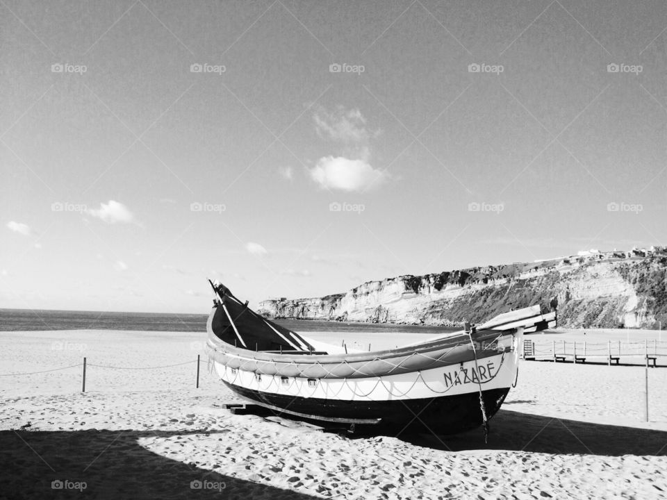 Fishing Boat on the Beach 